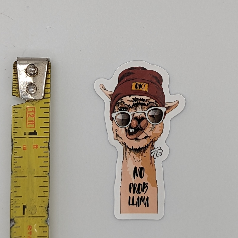 Llama Sticker - Picture 2 of 2